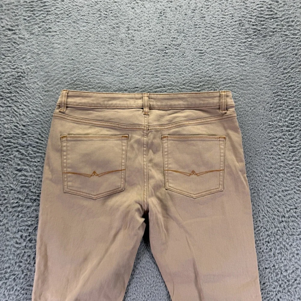 Asos Jeans Men 34x30 Beige Cotton Denim Straight Leg Streetwear Workwear Stretch